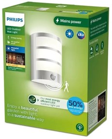 Philips - LED Applique da esterno con sensore PYTHON LED/3,8W/230V IP44