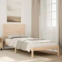 Giroletto Extra Lungo senza Materasso 90x220 cm Legno Massello 3309309