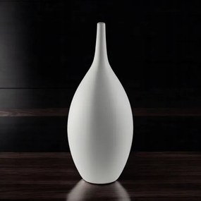 Vaso in ceramica, 47 cm, bianco