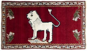 Shiraz Tappeto persiano 210x120 Rosso (Iran) Annodato A Mano