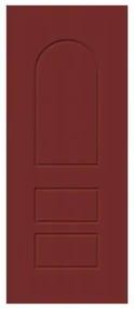 Pannello per porta d'ingresso P085 pellicolato pvc rosso L 92 x H 210.5 cm, Sp 6 mm apertura reversibile