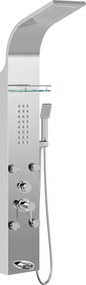 Mexen Adrox pannello doccia con beccuccio, cromo - 7613-04-00