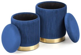 SET 2x Tabacco MONTY diametro 36/66 cm blu/oro