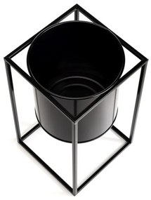 Portafiori RING 40x23 cm nero