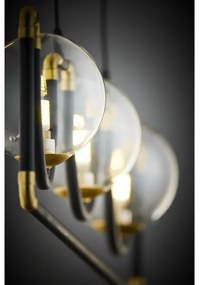 Jupiter 1990 - Lampadario a sospensione con filo HANZA 3xG9/10W/230V nero/oro