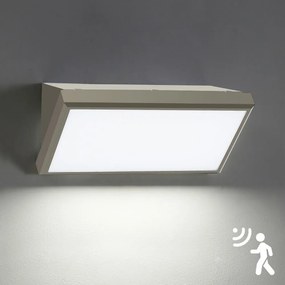 Brilagi-LED Applique da esterno con sensore TRIANGLE LED/20W/230V, grigio, IP65
