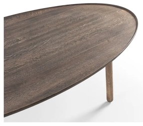 Tavolino da salotto marrone in rovere massiccio 80x150 cm Mu – Gazzda