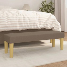 Panca Tortora 100x30x30 Cm İn Tessuto /