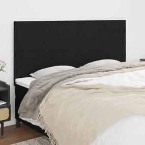 Testiere 4 Pz Nero 100x5x78/88 Cm İn Tessuto /