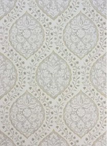 Nina Campbell Carta da parati Marguerite - Grey/ Dove