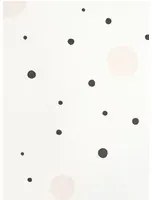 Majvillan Carta da parati Confetti - Soft Black/ Light Dusty Pink/ Cream White