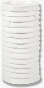 Vaso in porcellana bianca fatto a mano Ribbon - Mette Ditmer Denmark