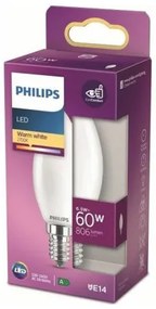 Lampadina LED Philips Candela E 6,5 W 60 W E14 806 lm 3,5 x 9,7 cm (2700 K)