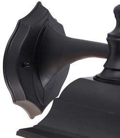 Lampada da parete per esterni classica nera IP44 - Capital