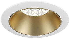 Faretto Da Incasso Moderno Share Alluminio Oro 1 Luce Diffusore Oro