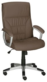 Sedia da ufficio in similpelle marrone Flori - Støraa