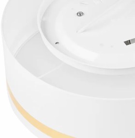 Plafoniera SIRJA STRIPE 2xE27/15W/230V diametro 35 cm bianco