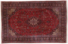 Kashan Tappeto persiano 220x340 Blu (Iran) Annodato A Mano