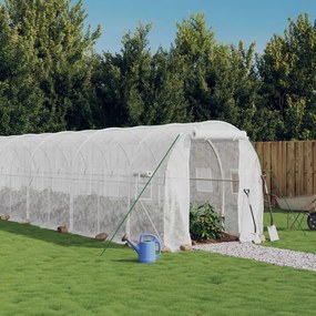 Serra Con Telaio İn Acciaio Bianco 12 M² 6x2x2 M /