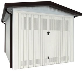 Garage acciaio Chicago SAPIL, con porta basculante 12.3 m², Sp 40 mm