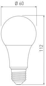 Lampadina LED A60 E27/10W/230V 3000/4000/6400K