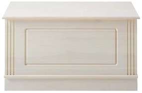 Cassapanca in legno di pino bianco 80x45 cm Anita - Støraa