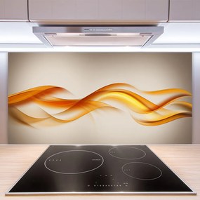 Pannello cucina paraschizzi Astrazione Onde Arte Arte 100x50 cm