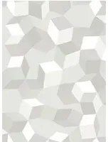 Designtapete Puzzle von Cole and Son - White on White
