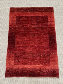 Loribaft Tappeto persiano 90 x 60 Rosso (Iran) Annodato A Mano
