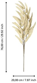 Eglo 428228 - Fiore artificiale KUNMING 76 cm beige