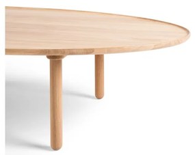 Tavolino in rovere naturale 65x120 cm Mu - Gazzda