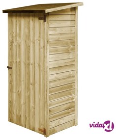 vidaXL Capanno Attrezzi da Giardino in Pino Impregnato 88x76x175 cm
