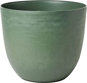 Vaso Rotondo Indoor e Outdoor Tera con Riserva D'acqua Over Forest Ø38 cm in Plastica Verde...