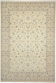 Nain Tappeto 250x370 Beige (Iran) Annodato A Mano