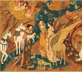 Puzzle - giardino degli unicorni - 500 pezzi