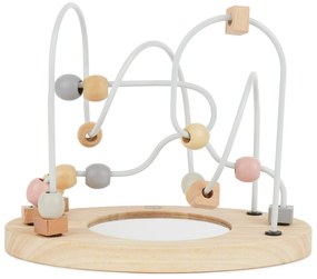 Bieco - Labirinto motorio con specchio - rosa