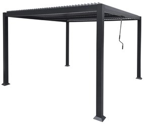Pergola bioclimatica 4x4 m Elle grigia