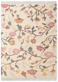 Tappeto color crema in iuta tessuto a mano 120x170 cm Roya Violette – Elle Decoration