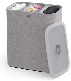 Cesto portabiancheria in tessuto grigio 90 l Tota Trio - Joseph Joseph