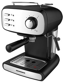 Heinner HEM-1100BKX - Macchina da caffè espresso a leva 850W/230V nera/cromo satinato