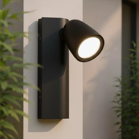 Applique da Esterno GU10 Orientabile IP65 Serie AXIS - Nera
