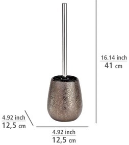 WENKO 69109800 - Set bagno MARRAKESH 12,5x41 cm marrone