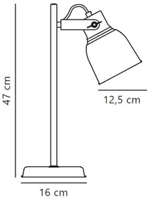 Nordlux - Lampada da tavolo ADRIAN 1xE27/25W/230V