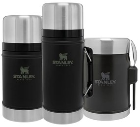 Borraccia termica nera in acciaio inox 400 ml Legendary Classic Black – Stanley