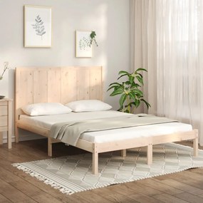 Giroletto Senza Materasso 120x200 Cm İn Legno Massello Di Pino /