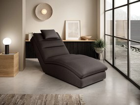 Chaise longue Pantelleria poltrona relax - Tessuto marrone scuro