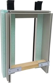 Controtelaio per porta scorrevole per mattone L 142 x H 163 cm