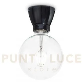 Winery portalampada da soffitto in cerimica smaltata 1 luce attacco...