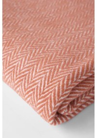 Plaid in terracotta con cotone , 140 x 180 cm Skyline - Euromant