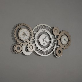 Arti & Mestieri Orologio moderno Fuso MECCANO sabbia- bronzo